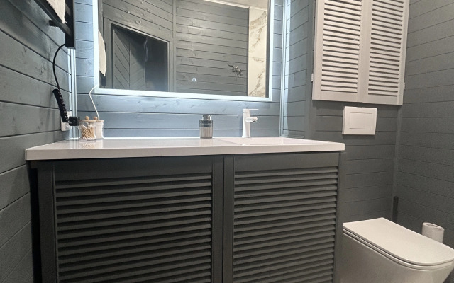 Частный Дом Баня с Собственной Террасой