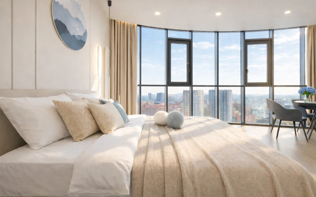 Квартира Просторная Cтудия у Южного рынка — Liberty Sity Apartments