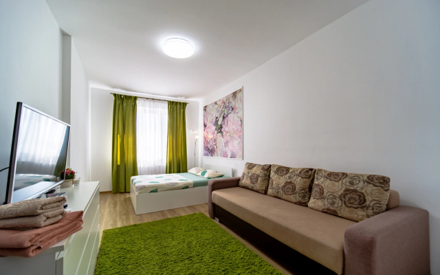 Квартира Family loft с Балконом и Видом на Город 22 этаж в ЖК Москва — фото 4