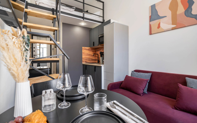 Квартира Двухуровневая квартира-студия с дизайнерским ремонтом