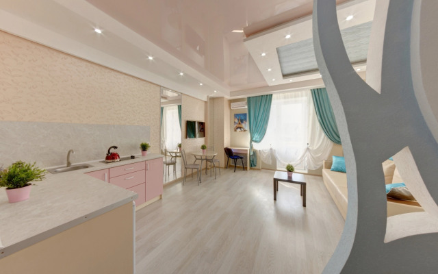 Апартаменты Студия с Видом на Город на площади МОПРа