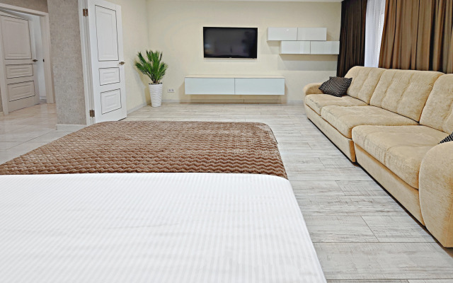 Квартира Сoврeмeннaя дизайнерская двухкомнатная с прекрасным видом