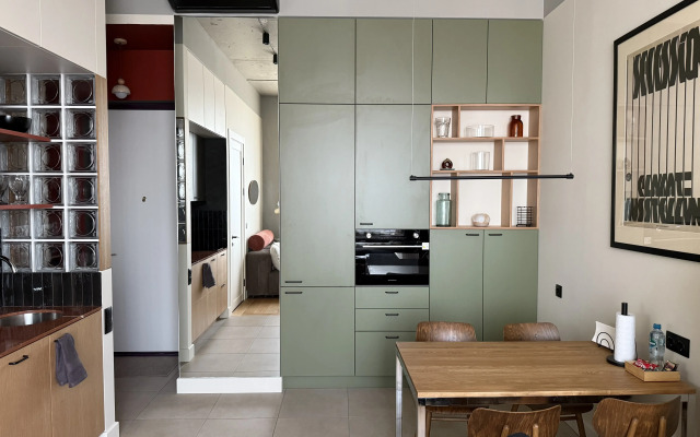 Квартира Творческая евродвушка с видом на Москва-реку