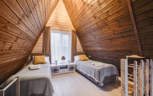 Частный дом С баней и террасой