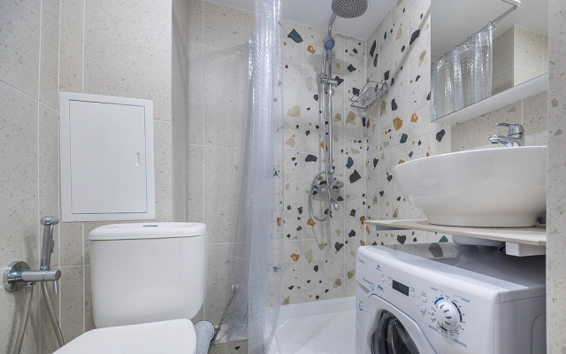 Апартаменты Студия на Зюзино с Кроватью и Диваном