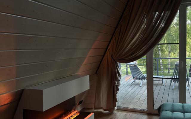 Частный дом Большой афрейм на Березовой