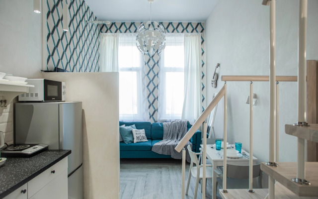 Two-Level Studio Vivaldi ElenaSweetHome Near Tts Moskva and Sadovod