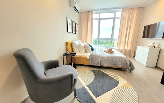 Студия СИБИРЬ HOUSE с панорамными окнами