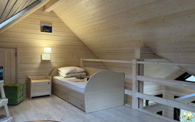 Частный дом 1 с Видом на Озеро Киркколампи и Собственной Сауной