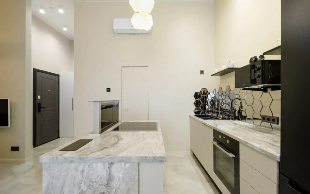 Апартаменты Пентхаус с отдельной спальней и ванной king-size