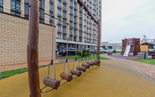 Квартира Уютная студия с видом на колесо обозрение Одно небо