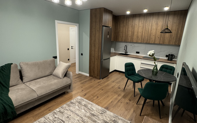 Квартира премиум Green FOX от дизайнера с видом на Волгу