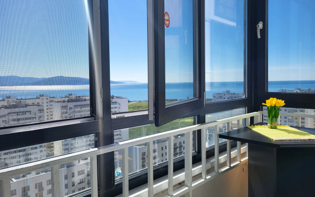 S Vidom na more i balkonom Apartments