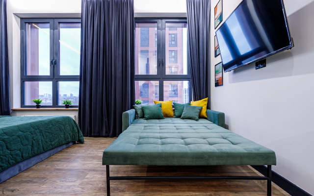 Квартира Стильная четырехместная студия в ЖК Сидней Сити