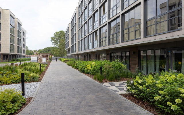 Апартаменты зеркальные в доме с бассейном в Сестрорецке