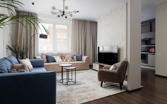Квартира GM Apartments Светлая и стильная квартира у Маяковской