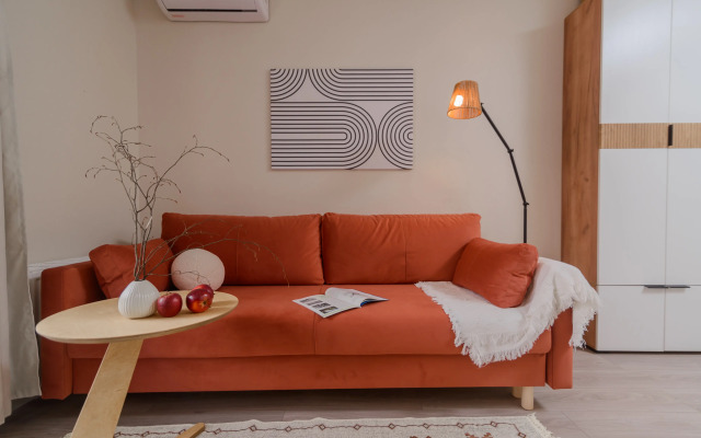 Апартаменты Студия на высоком этаже с балконом