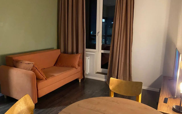 Квартира 1-комн с просторной кухней-гостиной