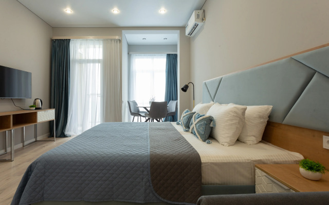 Oblako nad Volnami - Stilnaya Studiya u Morya v Sochi (Ashe) Apartments