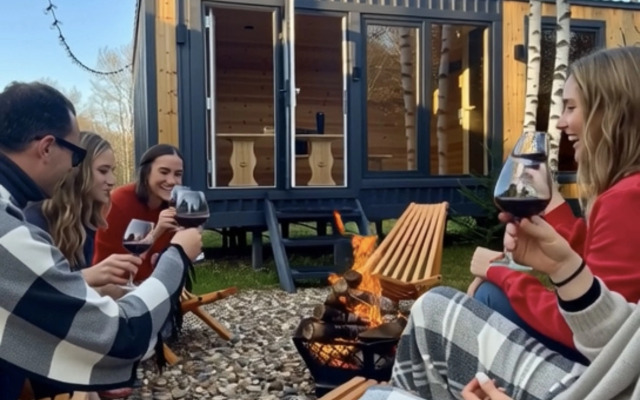 Частный Дом ЕлкиШале с 3мя спальнями, баней и чаном