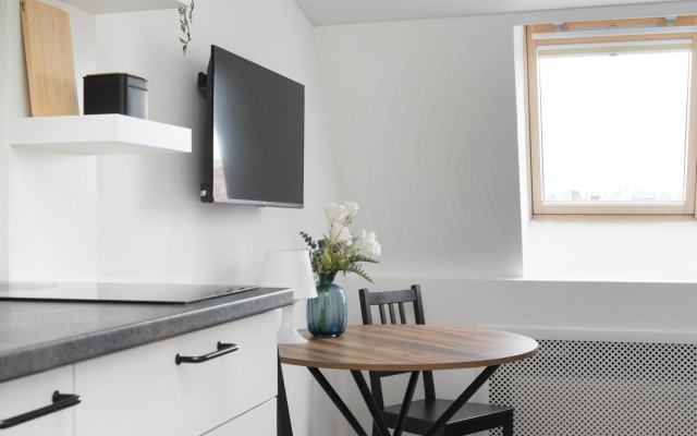 Квартира Студия в мансарде с видом у метро Чернышевская