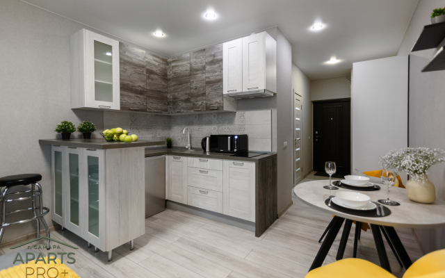 Квартира Aparts Pro Видовая студия с панорамным балконом в ЖК Арго на 22 этаже