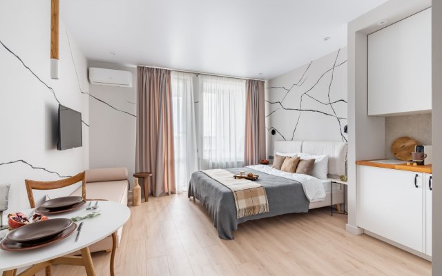 Apricot Tree Apartments on the Makarov Embankment