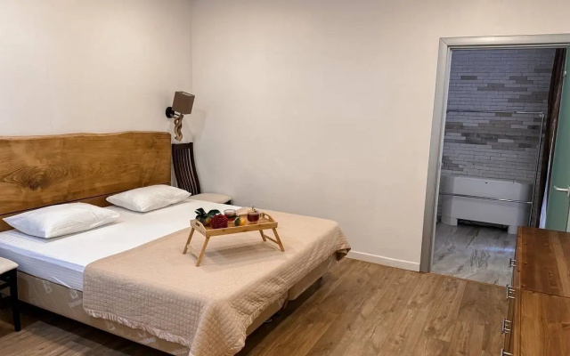 Apartamenty Eko Dom v Zk Katerina Al'pik s vidom na gory i terrasoj