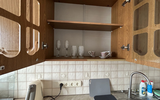 Uyutnaya s panoramnym vidom na tsentr goroda Flat