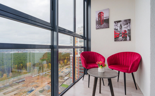 Квартира Стильная Новая Студия у Торгового Центра