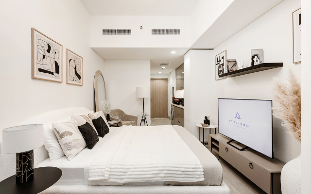 Modern Studio In Azizi Riviera Apartments