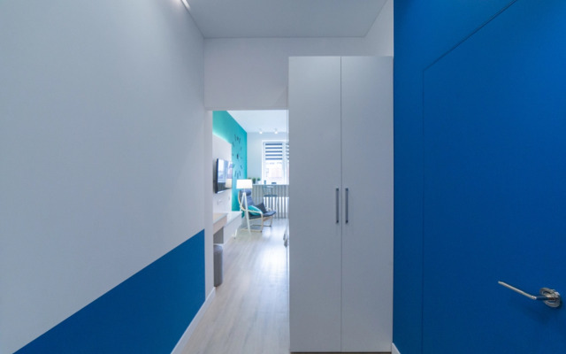 Апартаменты с видом на город и ванной