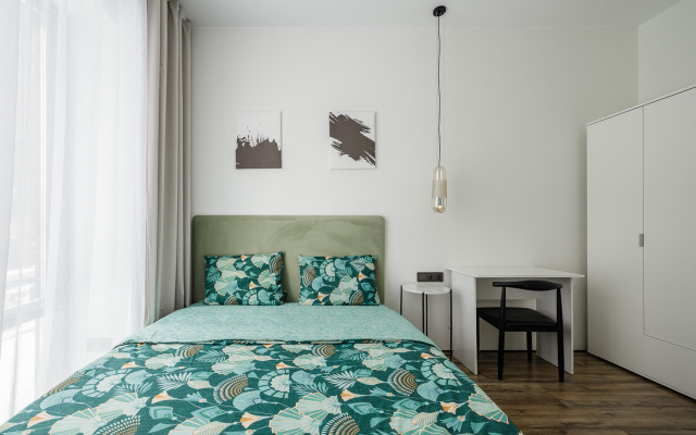 Cherno-bely minimalizm Apartments