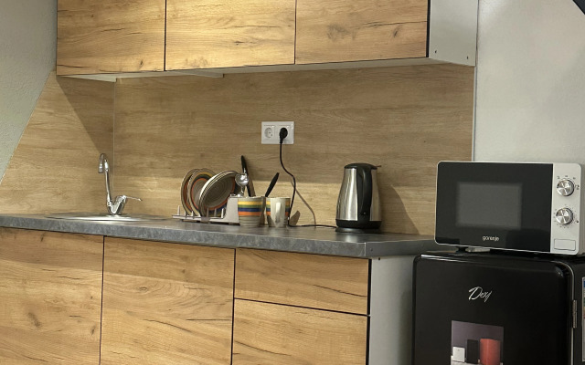 Апартаменты двухуровневые 36м² рядом с центром