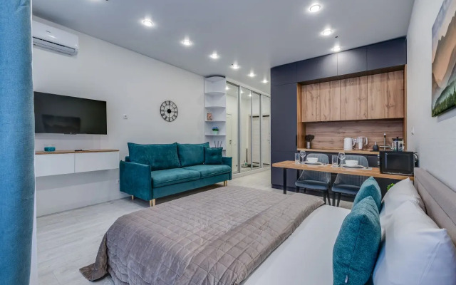 Apartamenty Predstavitel'skij Lyuks s Balkonom i Krasivym Vidom Business Apartments
