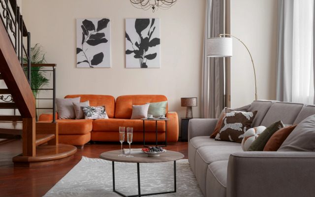 Квартира GM Apartments Шикарная двухуровневая у Арбата