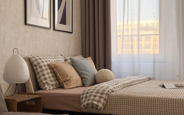 Квартира Современная студия в пяти минутах от Аквапарка Лето Лето