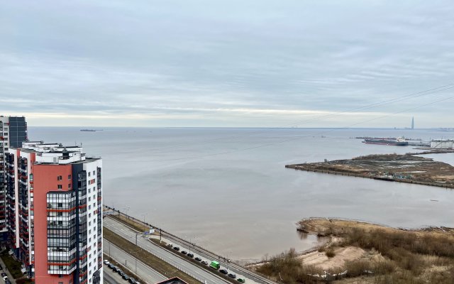 Апартаменты с потрясающим видом на Финский залив с высоты 25 этажа