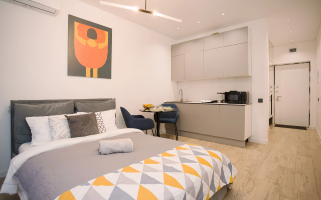 Serdtse Yaroslavlya Grey Apartments