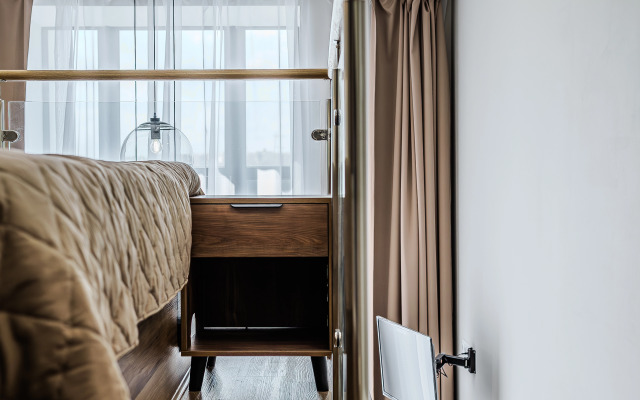 Novaya uyutnaya studiya na Prilukskoy Apartments