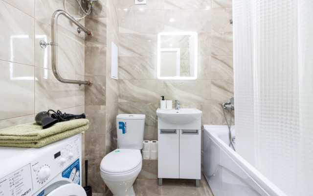 Kazan Chasha s vidom na uyutnii dvor Apartments