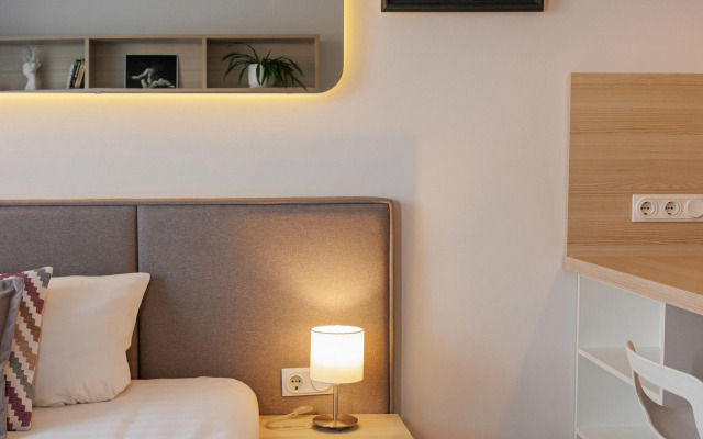 S restoranami i laundzh-zonoy v kholle Apartments