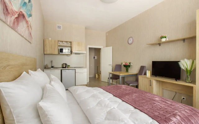 Апартаменты Студия Natalie Apartments Пулковское шоссе 14с6