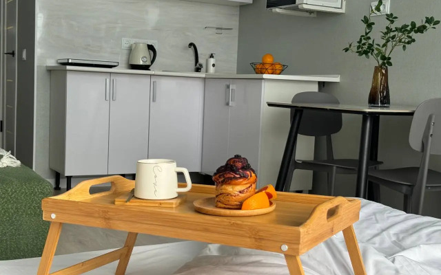 Квартира Стильная Cтудия с Видом на Золотой Мост