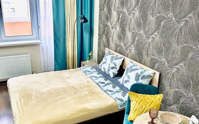 Квартира-студия с красивым видом на город