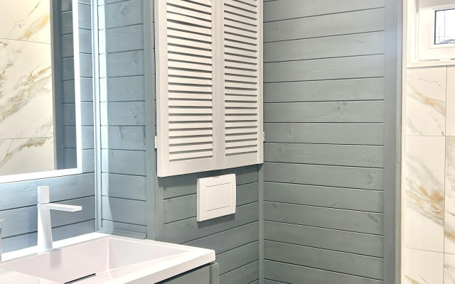 Частный Дом Баня с Собственной Террасой