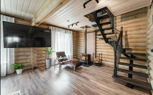 Частный дом Уютный с русской баней