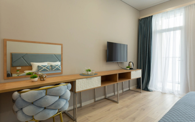 Oblako nad Volnami - Stilnaya Studiya u Morya v Sochi (Ashe) Apartments