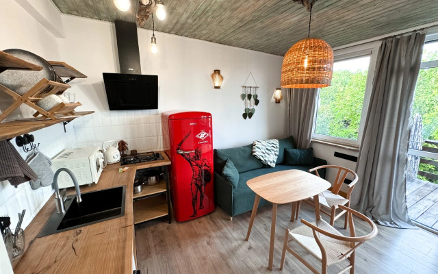 Studiya S Sovremennym Interyerom Flat