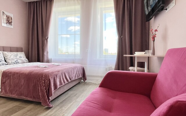 Апартаменты студия четырехместная вблизи горячего источника Волна